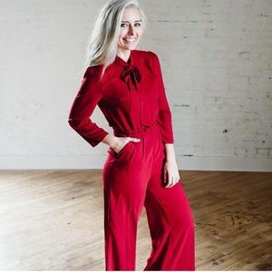 New Ashley Lemieux Burgundy Romper ||Size M||